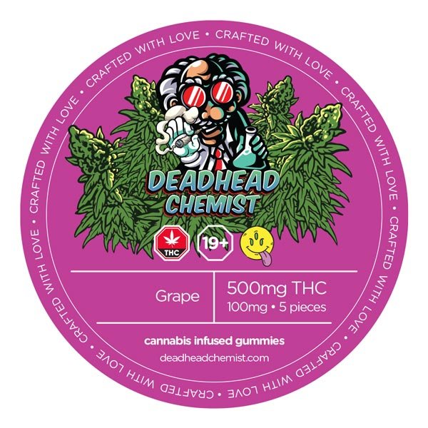 500MG THC Grape Gummies 500MG THC Grape Gummies